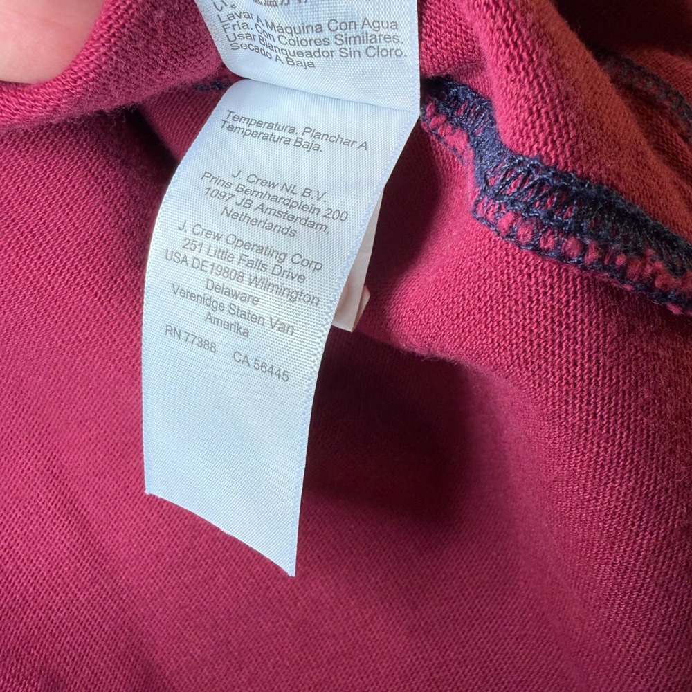J Crew Mens Rugby Shirt‎ Long Sleeve Color Block Collared Size M - Picture 8 of 10